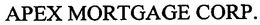 APEX MORTGAGE CORP. trademark