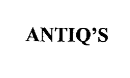 ANTIQ'S trademark