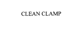 CLEAN CLAMP trademark