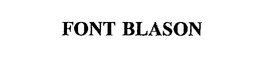 FONT BLASON trademark