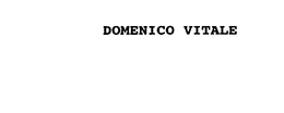 DOMENICO VITALE trademark