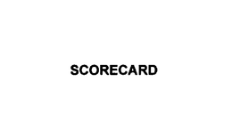 SCORECARD trademark
