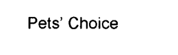 PETS' CHOICE trademark