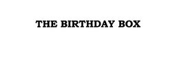 THE BIRTHDAY BOX trademark