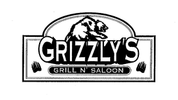 GRIZZLY'S GRILL N' SALOON trademark