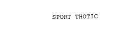 SPORT THOTIC trademark