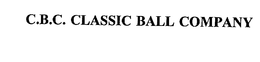 C.B.C. CLASSIC BALL COMPANY trademark