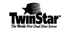 TWINSTAR THE WORLD FIRST DUAL HEAT SAUNA trademark