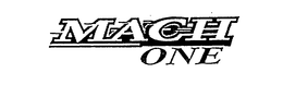 MACH ONE trademark