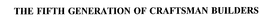THE FIFTH GENERATION OF CRAFTSMAN BUILDERS trademark