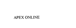 APEX ONLINE trademark