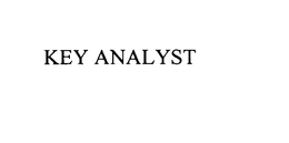 KEY ANALYST trademark