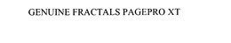 GENUINE FRACTALS PAGEPRO XT trademark