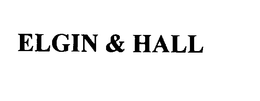 ELGIN & HALL trademark