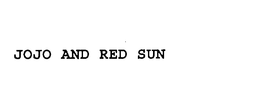 JOJO AND RED SUN trademark