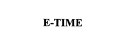 E-TIME trademark