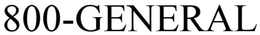 800-GENERAL trademark