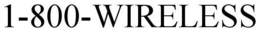 1-800-WIRELESS trademark