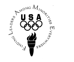 USA FINDING LEADERS AMONG MINORITIES EVERYWHERE trademark