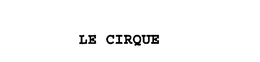 LE CIRQUE trademark