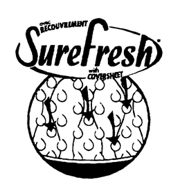 SUREFRESH AVEC RECOUVREMENT WITH COVERSHEET trademark
