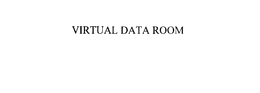 VIRTUAL DATA ROOM trademark