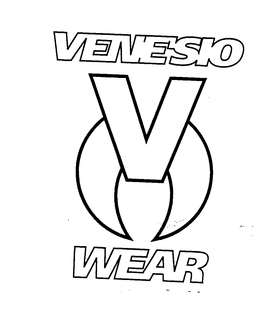 V VENESIO WEAR trademark