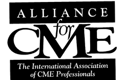 ALLIANCE FOR CME THE INTERNATIONAL ASSOCIATION OF CME PROFESSIONALS trademark