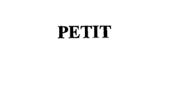 PETIT trademark