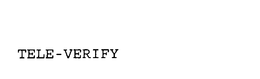 TELE-VERIFY trademark