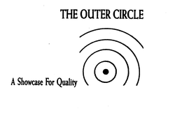 THE OUTER CIRCLE A SHOWCASE FOR QUALITY trademark