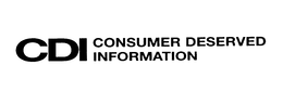 CDI CONSUMER DESERVED INFORMATION trademark