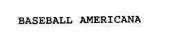 BASEBALL AMERICANA trademark