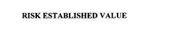 RISK ESTABLISHED VALUE trademark