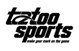 TA2TOO SPORTS MAKE YOUR MARK ON THE GAME trademark