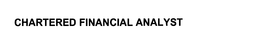 CHARTERED FINANCIAL ANALYST trademark
