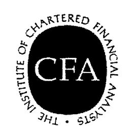 CFA THE INSTITUTE OF CHARTERED FINANCIAL ANALYSTS trademark