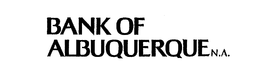 BANK OF ALBUQUERQUE N.A. trademark