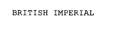 BRITISH IMPERIAL trademark