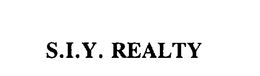 S.I.Y. REALTY trademark