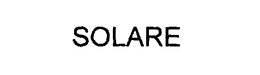 SOLARE trademark