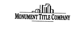 MONUMENT TITLE COMPANY trademark