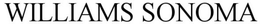 WILLIAMS SONOMA trademark