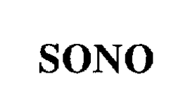 SONO trademark
