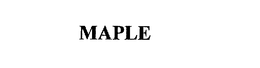 MAPLE trademark