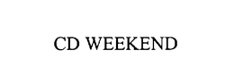 CD WEEKEND trademark