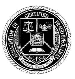ASSOCIATION OF CERTIFIED FRAUD SPECIALISTS "KNOWLEDGE SERVICE TRUTH" CFS trademark