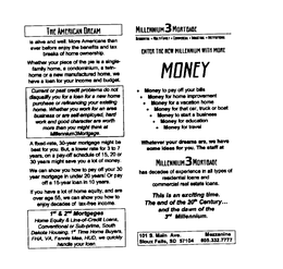 MILLENNIUM3MORTGAGE trademark
