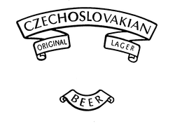 CZECHOSLOVAKIAN ORIGINAL LAGER BEER trademark