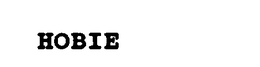 HOBIE trademark